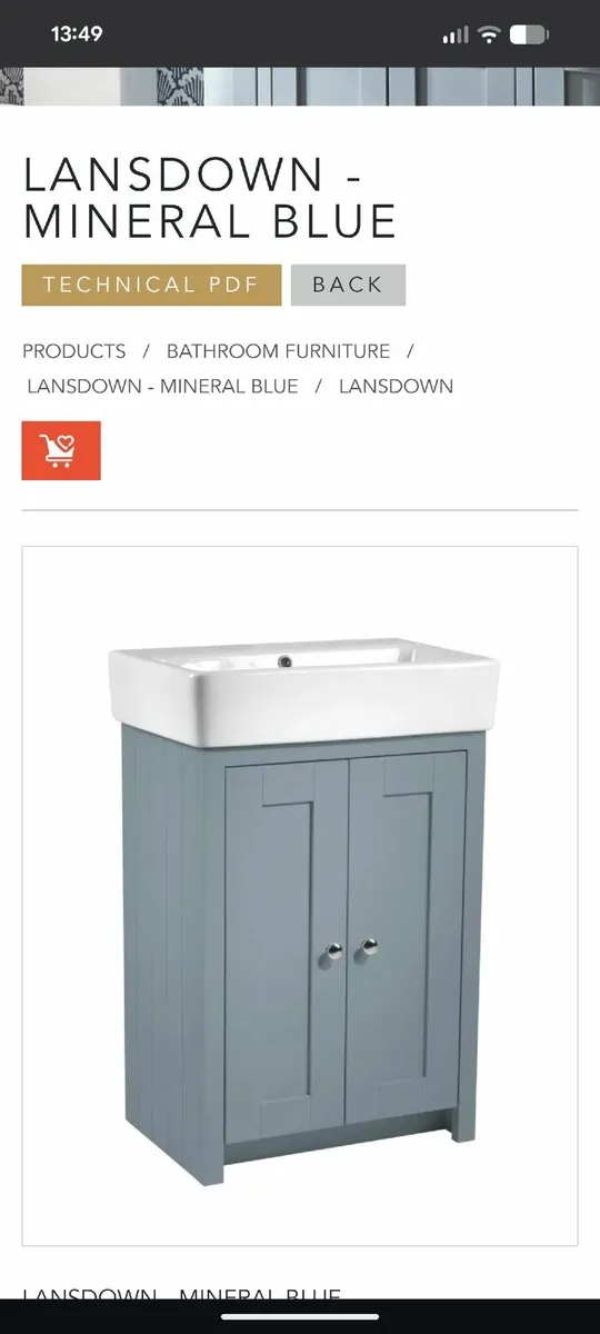Lansdown Vanity unit - Image 1