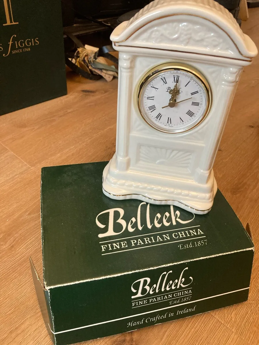 Belleek China clock - Image 1