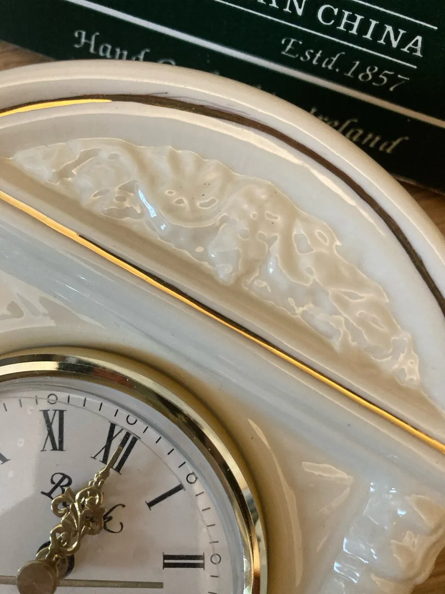 Belleek China clock - Image 3