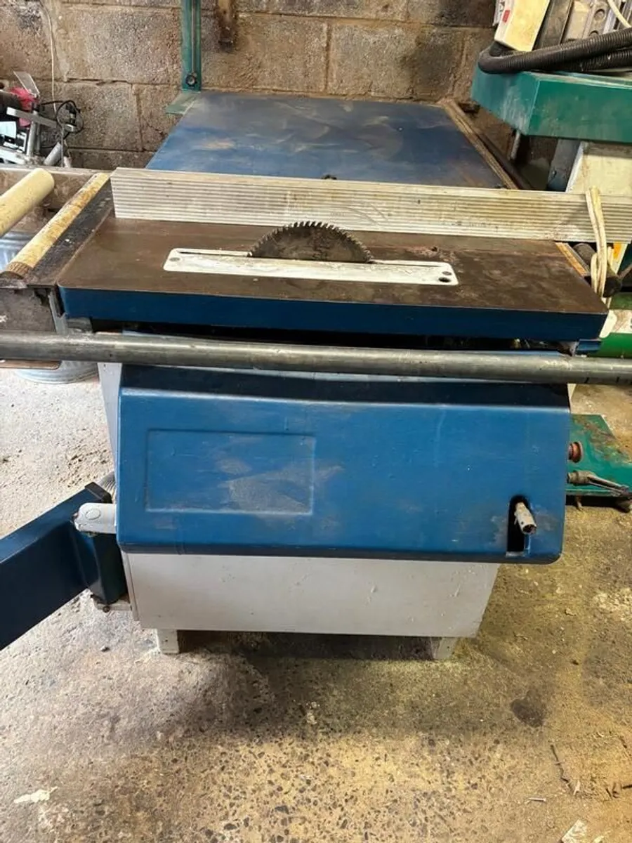 Rojek PK300 Industrial Bench Saw with Dust Bag - Image 3