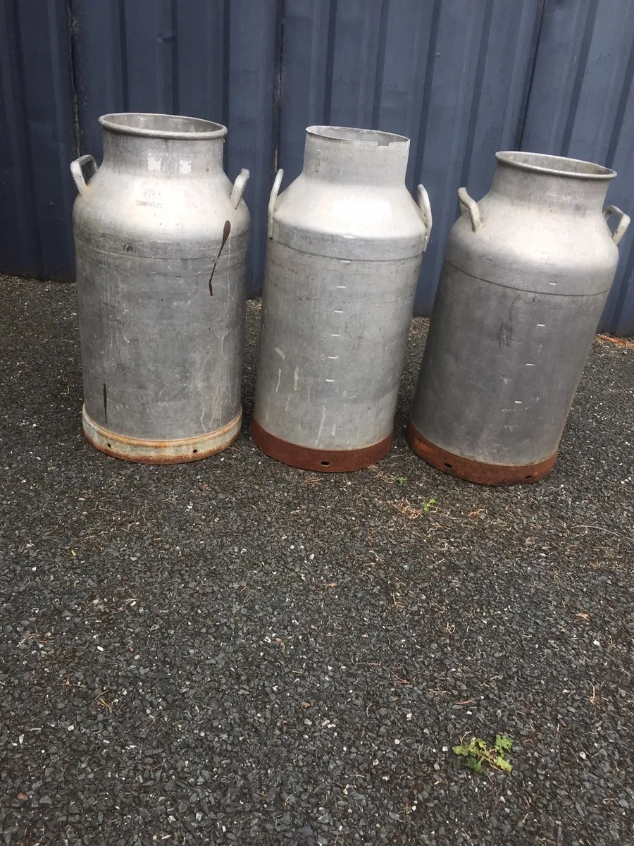 Old Farm Milk Cans - Image 2