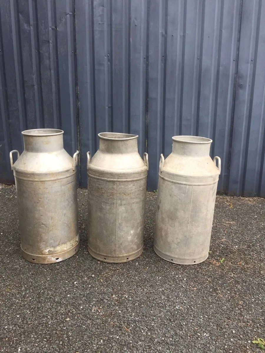 Old Farm Milk Cans - Image 3