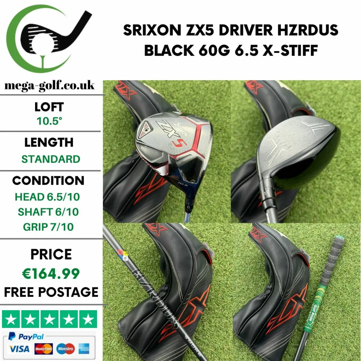 Srixon Zx5 Driver / 10.5° / X-Stiff - Image 1