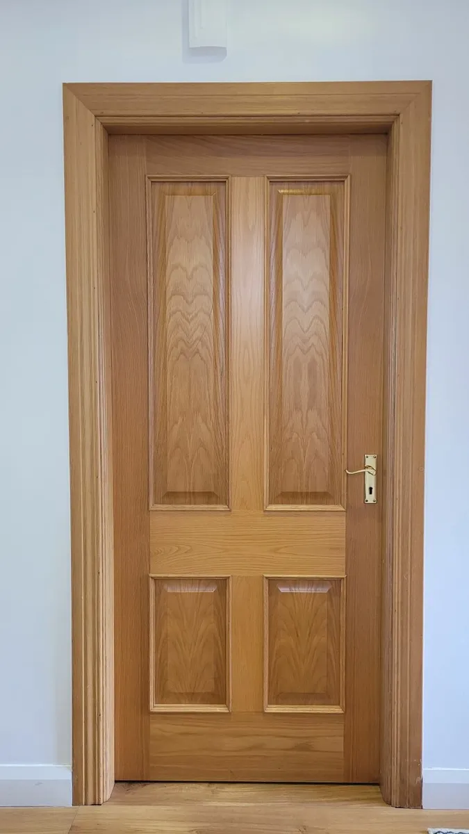 Internal door and frame