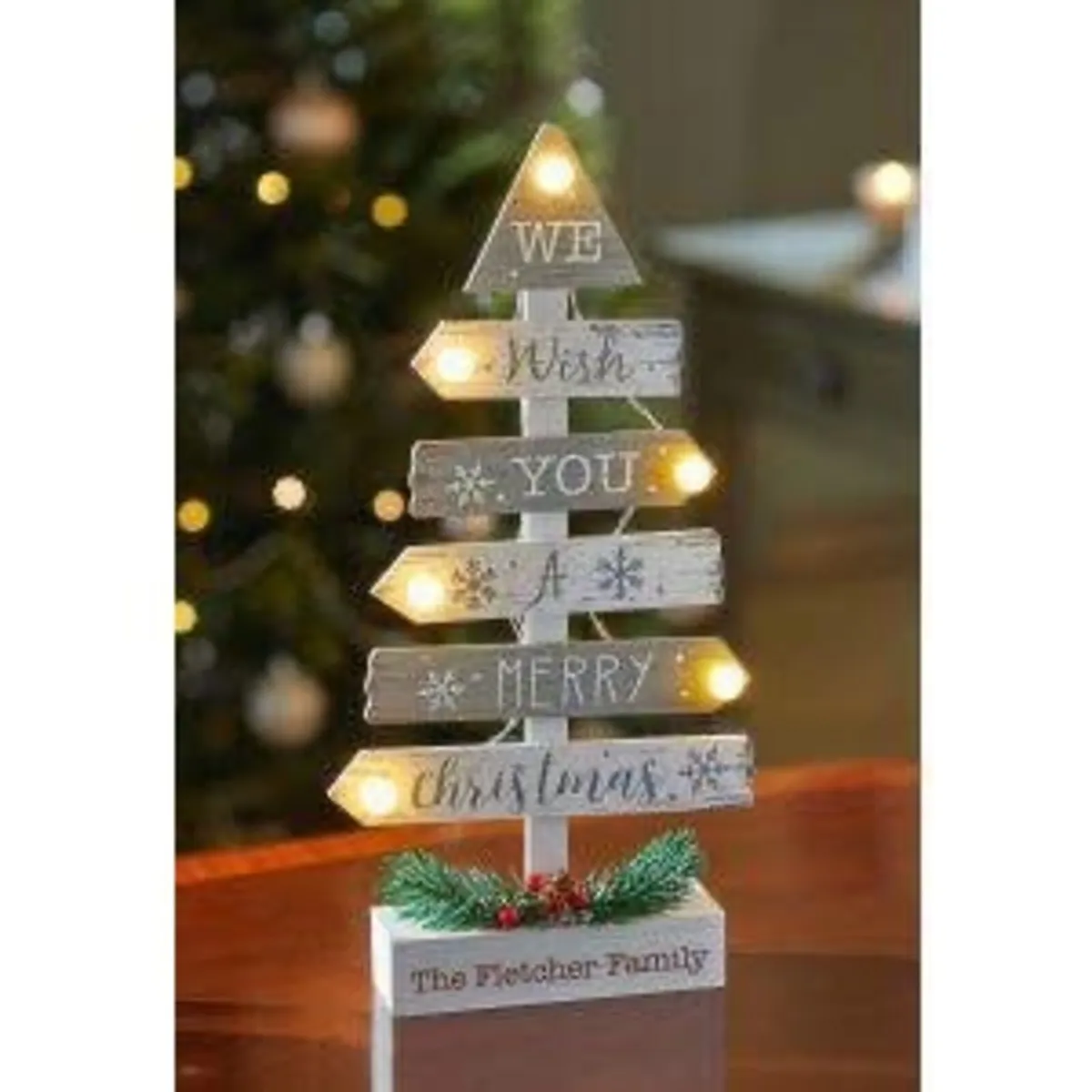 Personalised LED tree