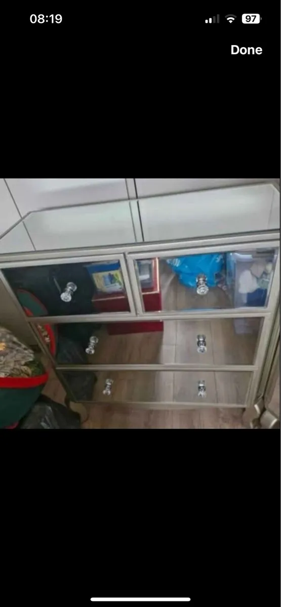 Mirror chest of drawers - Image 1