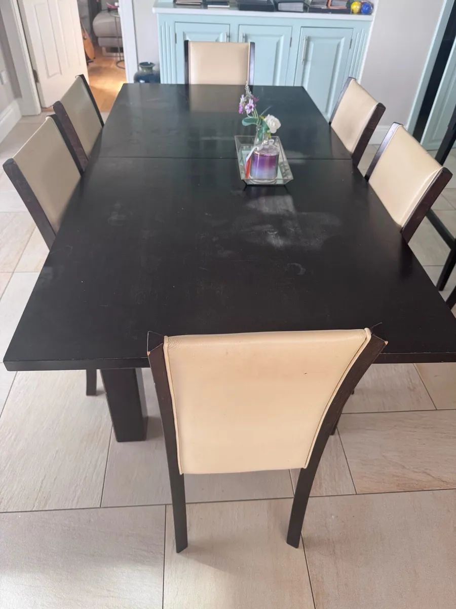 Dining Room Table & 8 chairs - Image 1