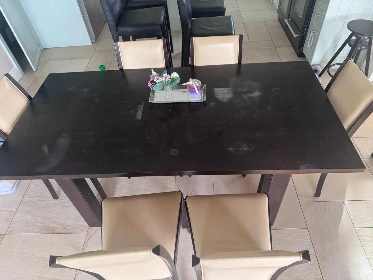 Dining Room Table & 8 chairs - Image 2