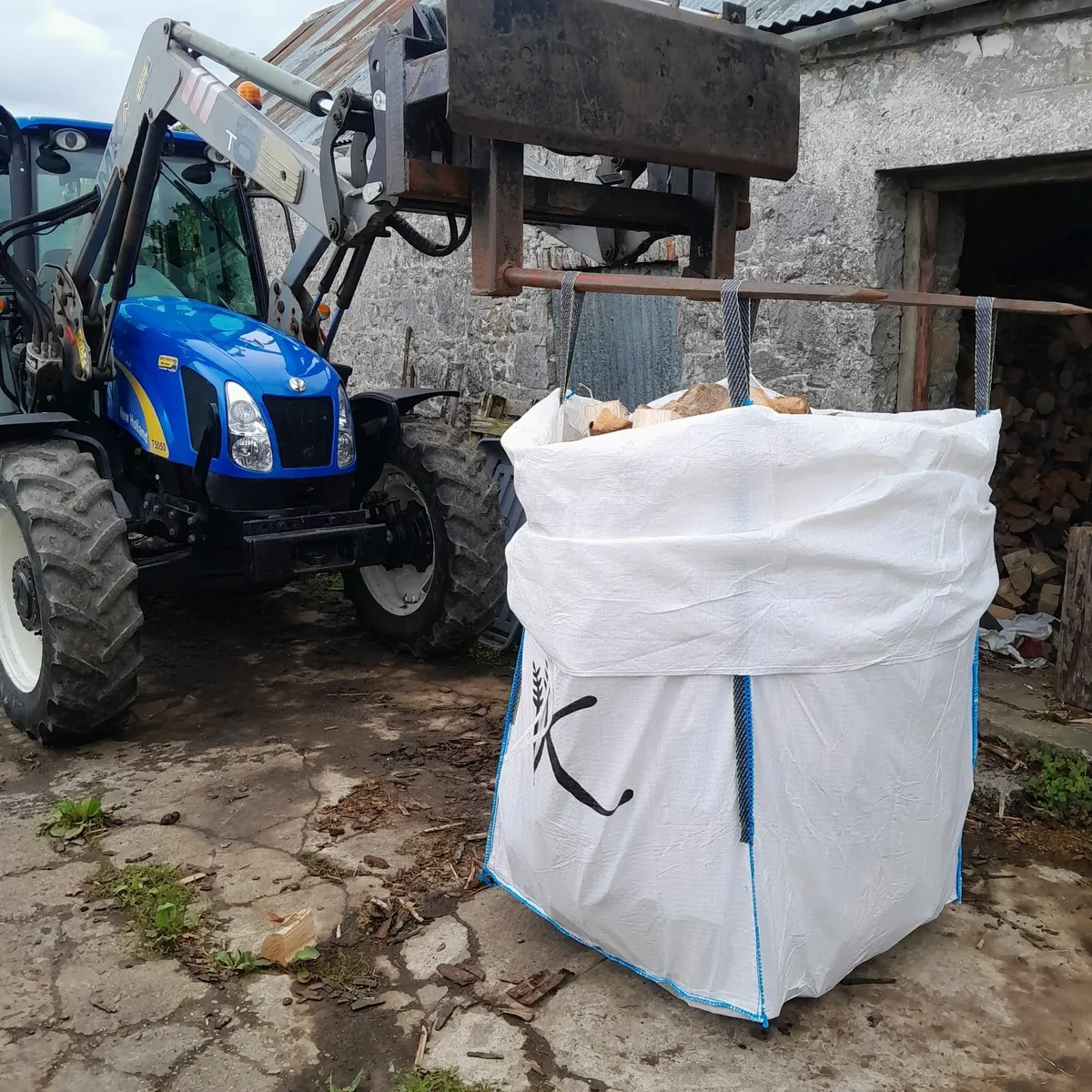 Ton bags of firewood - Image 1