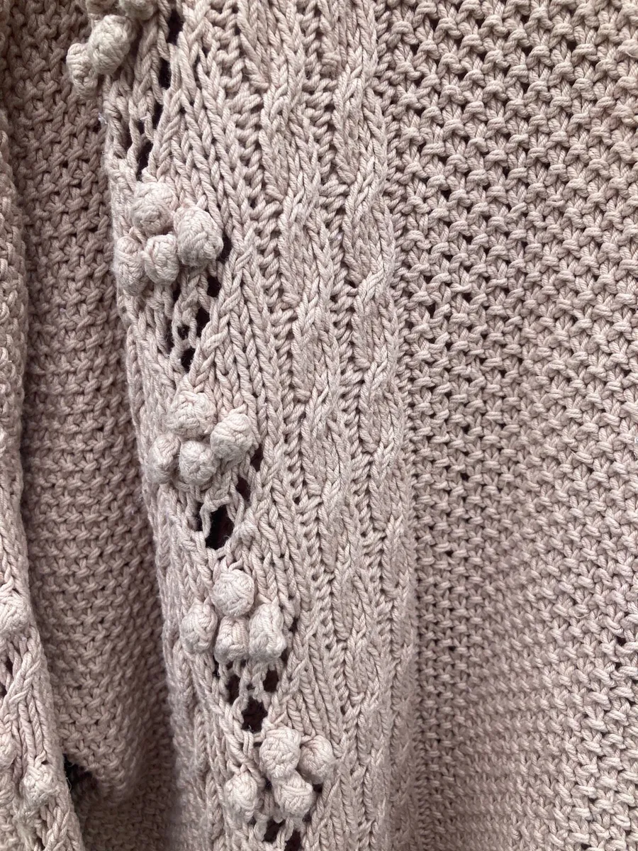 Hand knit cardigan Spiderweb - Image 4