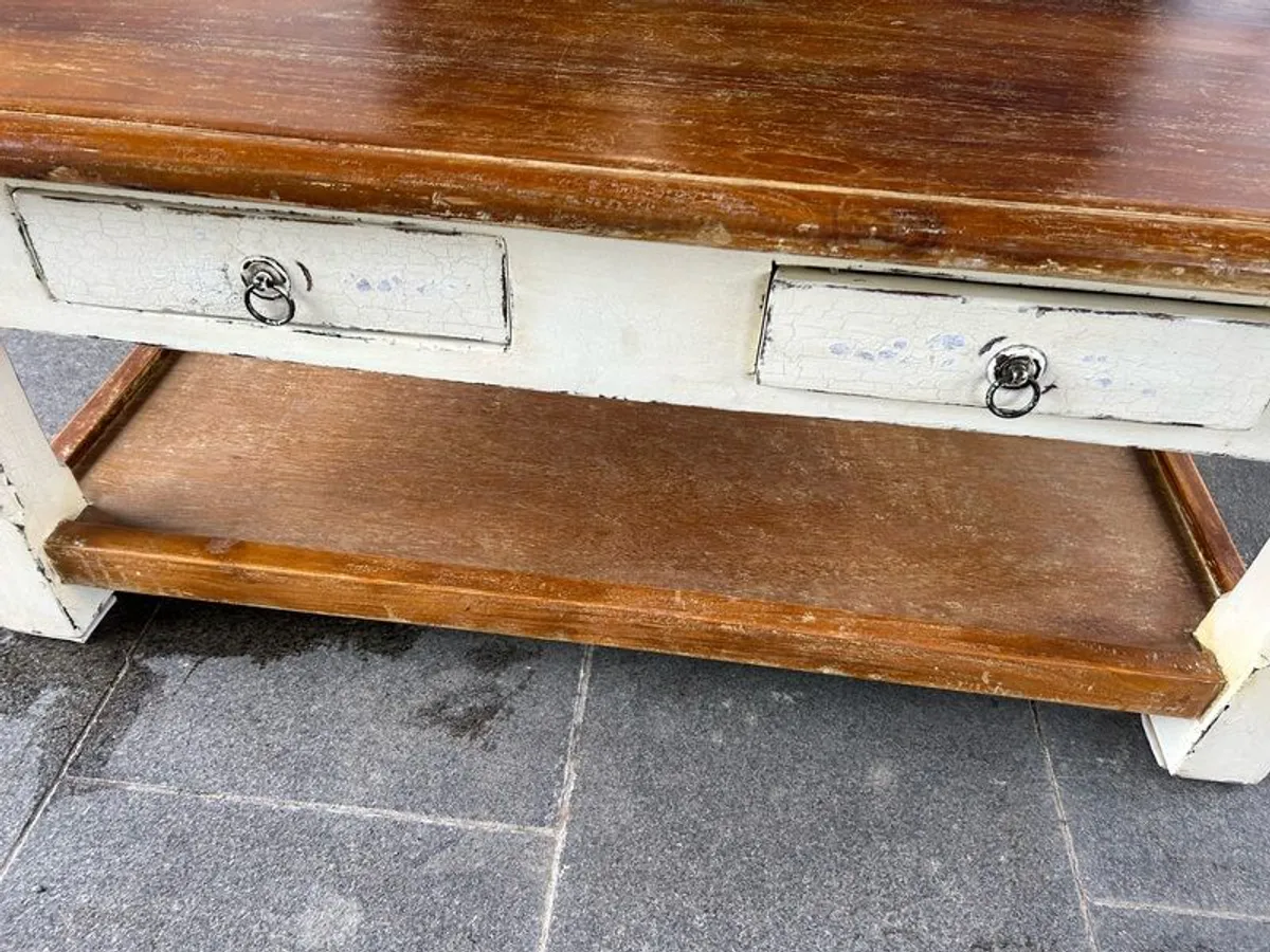 Laura Ashley Distressed Coffee Table - Image 2