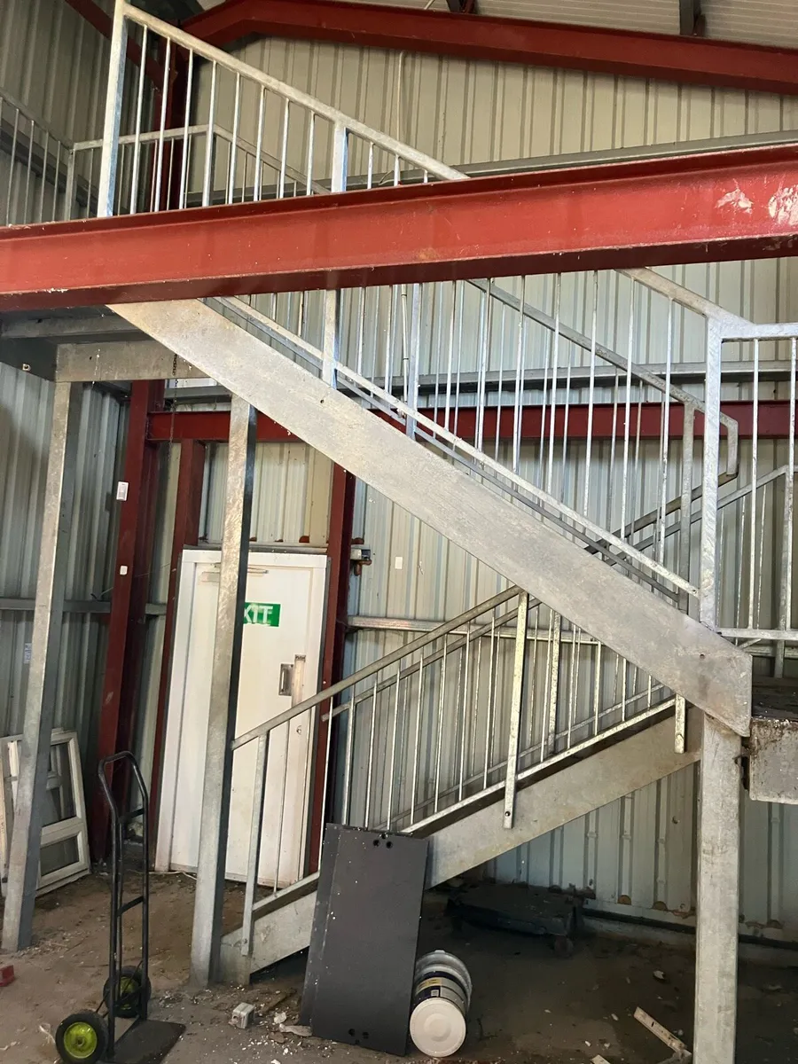 Galvanised steel stairs - Image 1