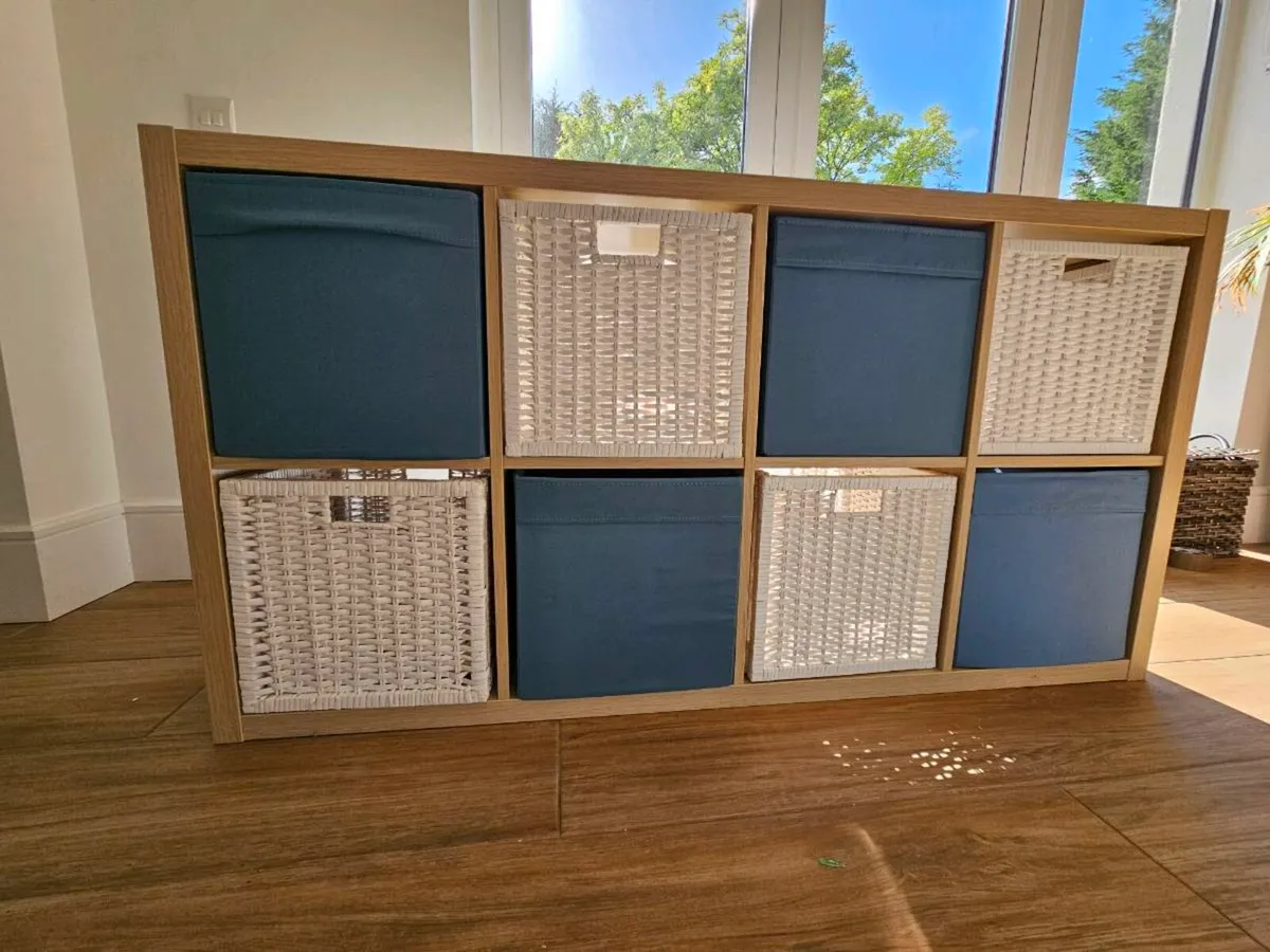 IKEA storage unit with boxes - Image 2