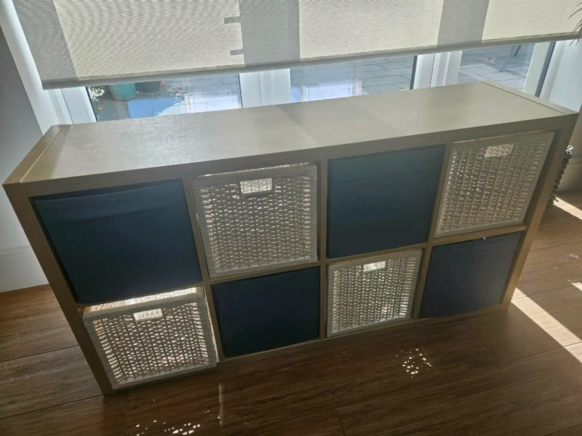 IKEA storage unit with boxes - Image 3