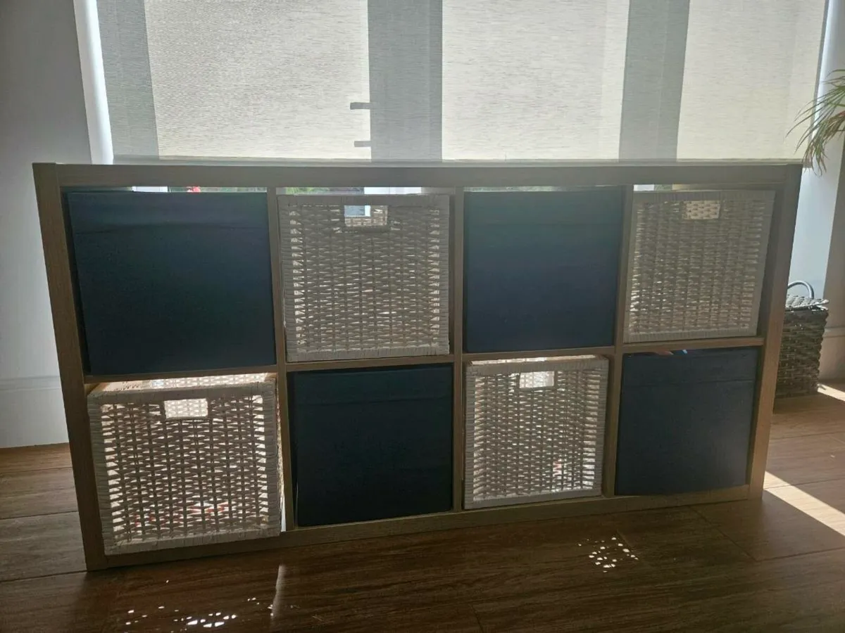 IKEA storage unit with boxes - Image 4