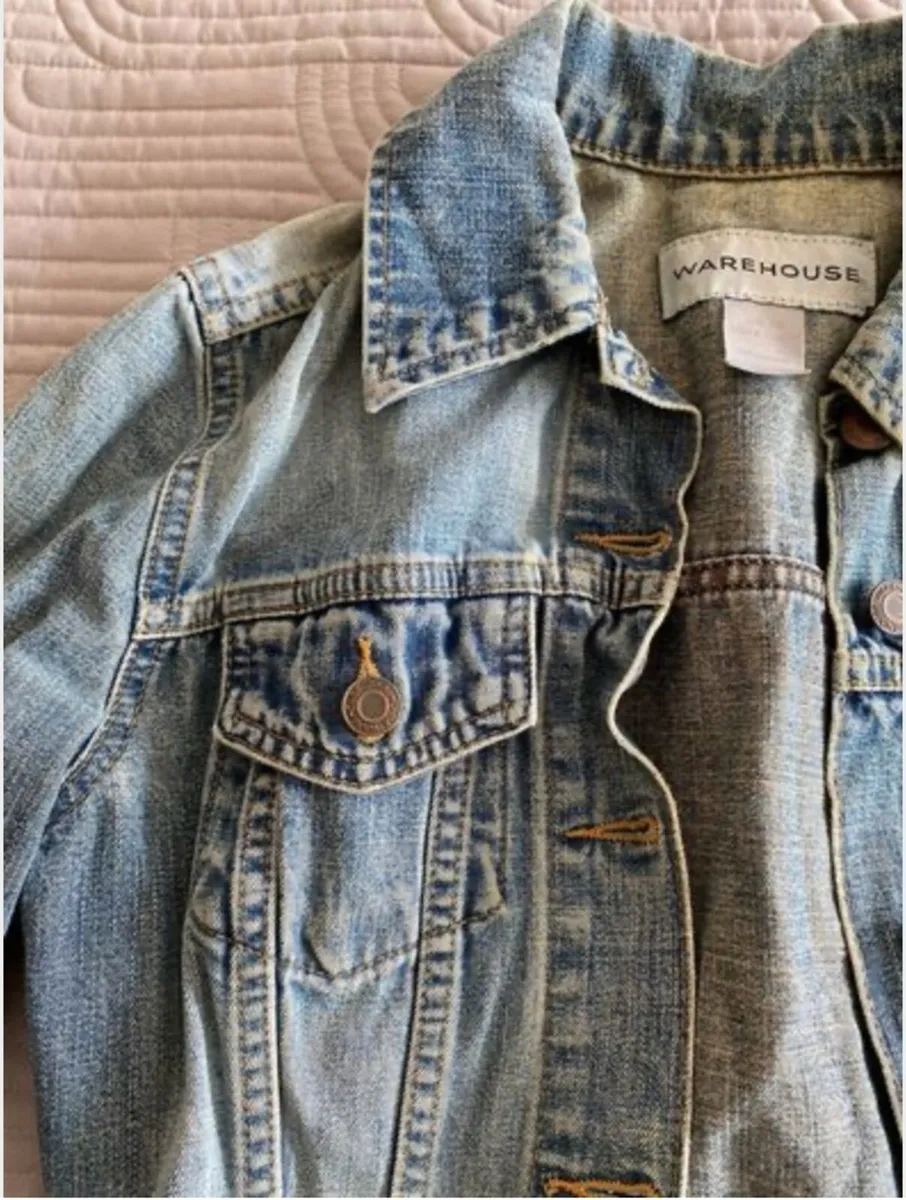 Warehouse - Denim Jacket - Size UK 10 - Image 2