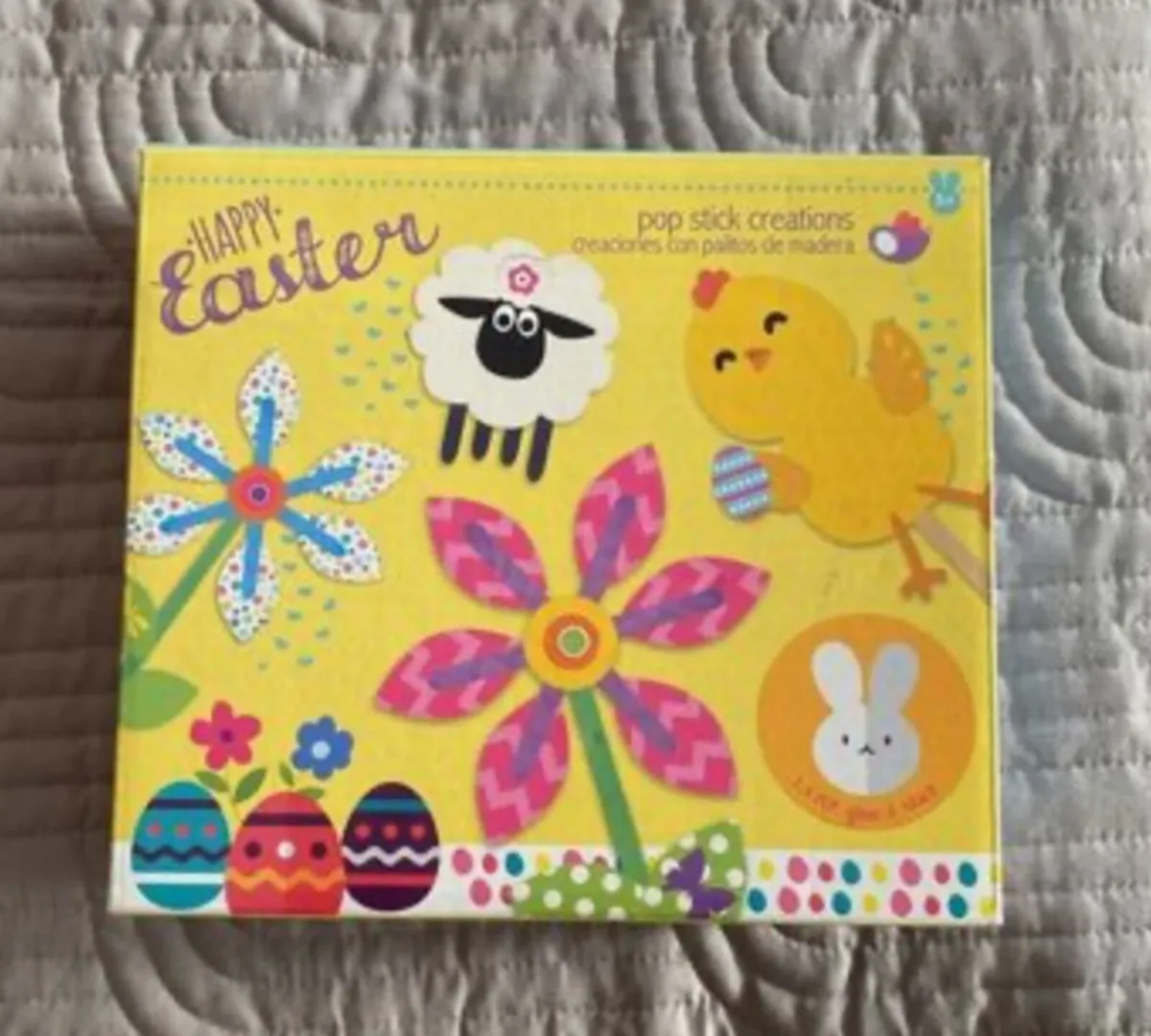 Easter craft - Pop stick creations - Image 1