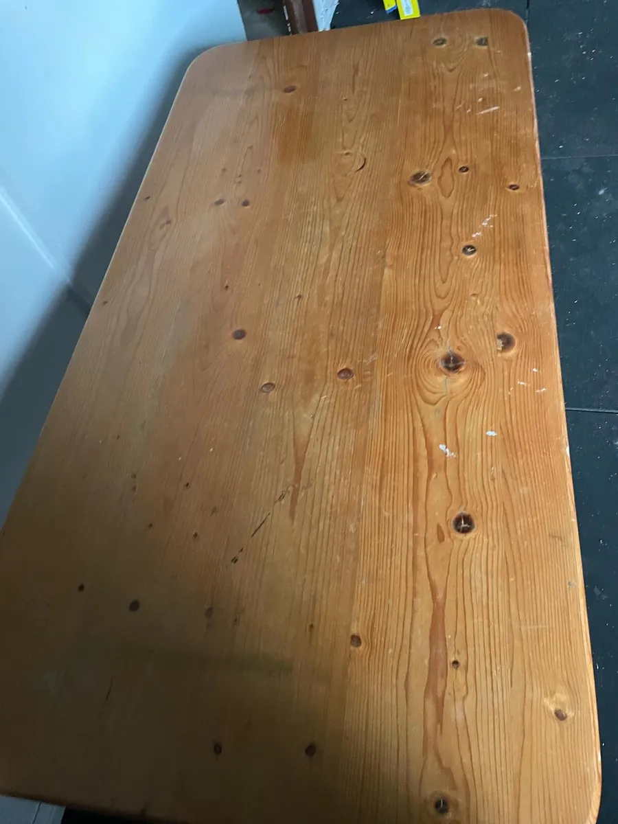 Kitchen table pine - Image 3