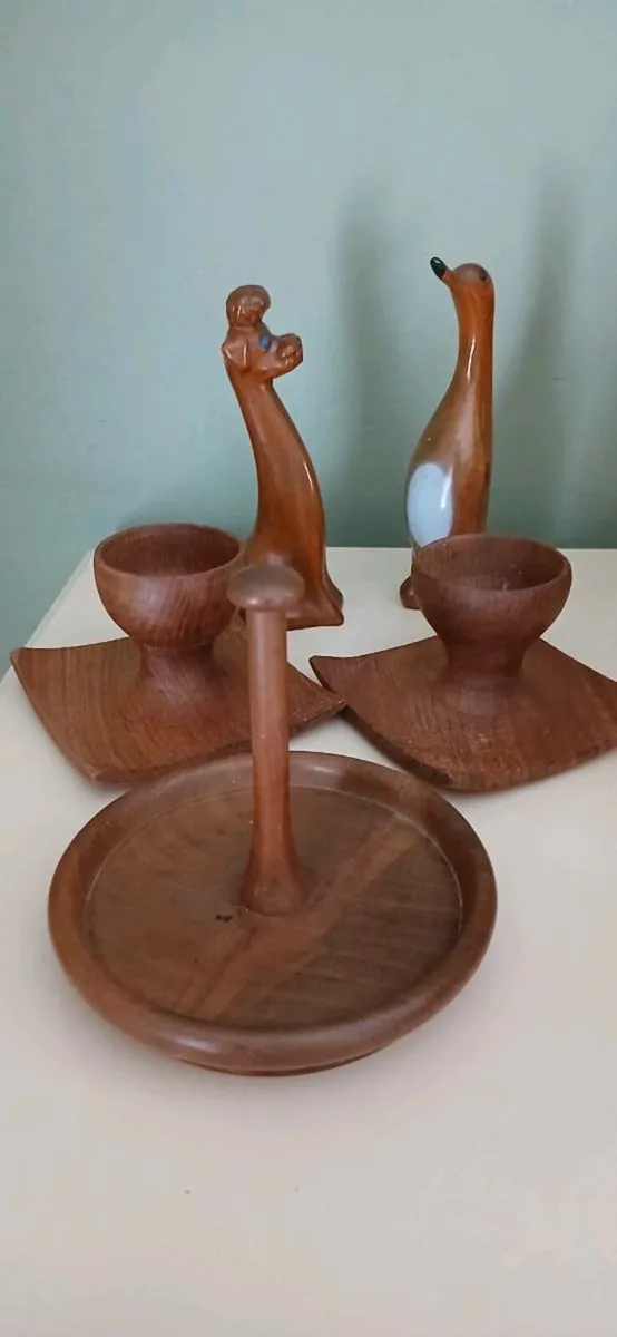 Selection Of Mid-century Wooden Items - Image 1