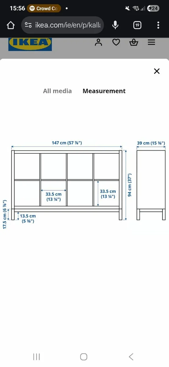 Kallax unit with underframe - Image 2