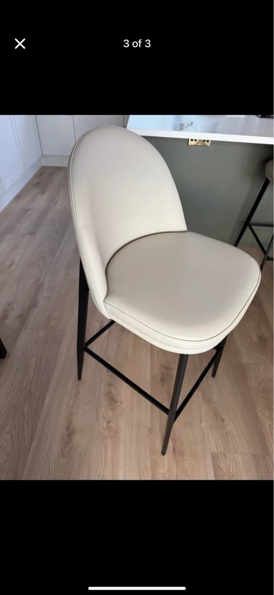 Valent Faux Leather bar stool - Image 1