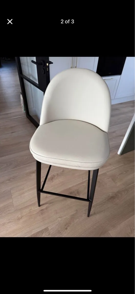 Valent Faux Leather bar stool - Image 3