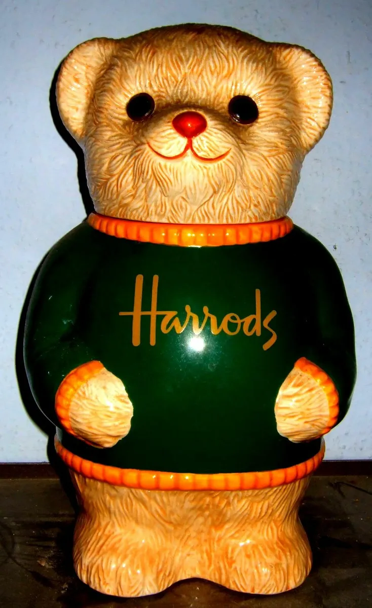 Vintage Harrods Cookie Jar - Image 1