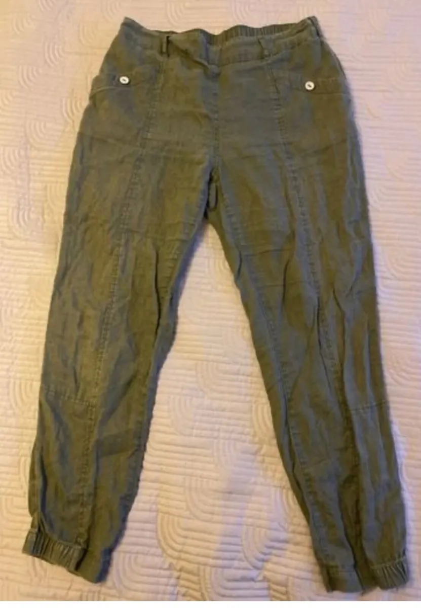 Monsoon trousers - 100% linen - Size M - Image 2
