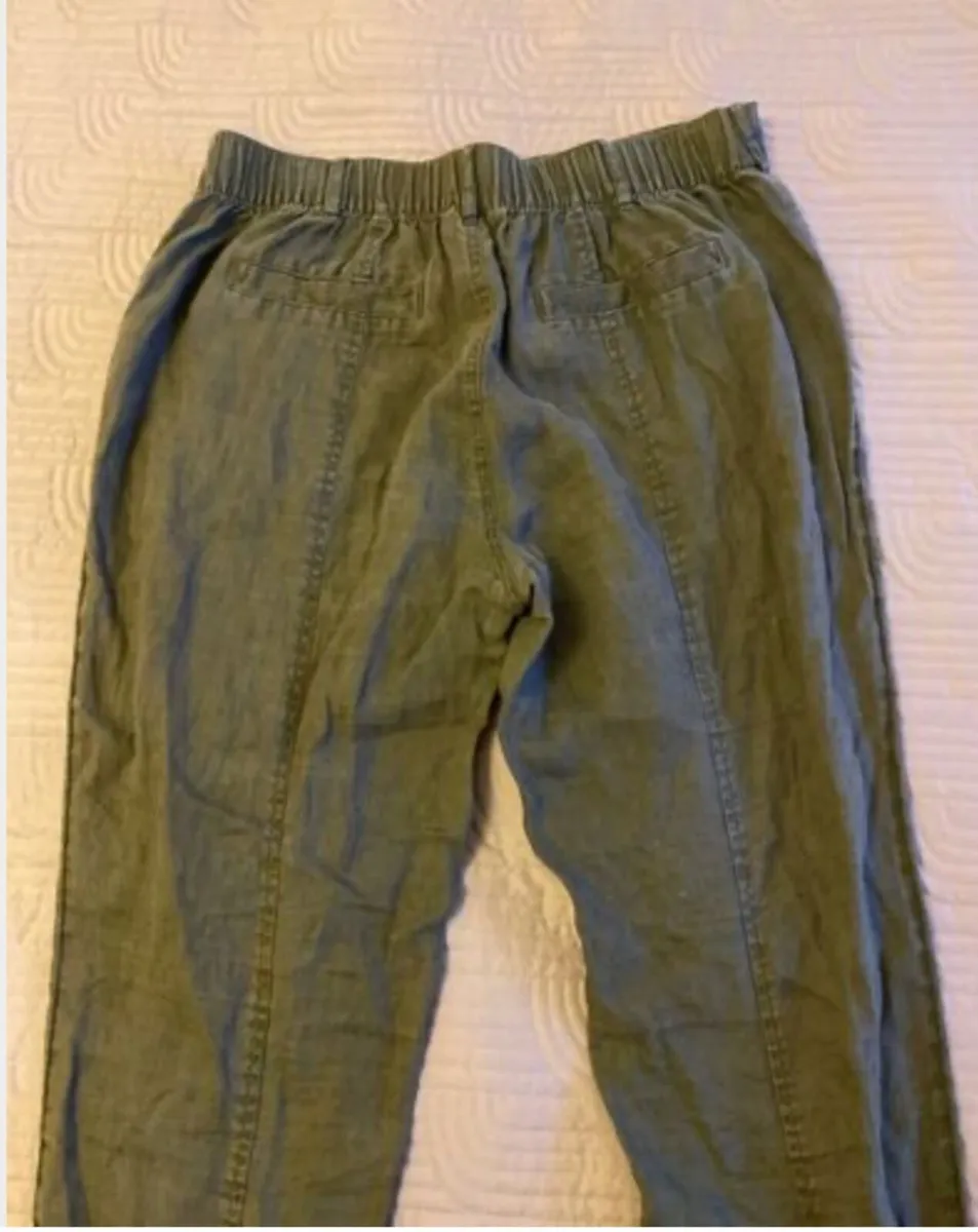 Monsoon trousers - 100% linen - Size M - Image 4