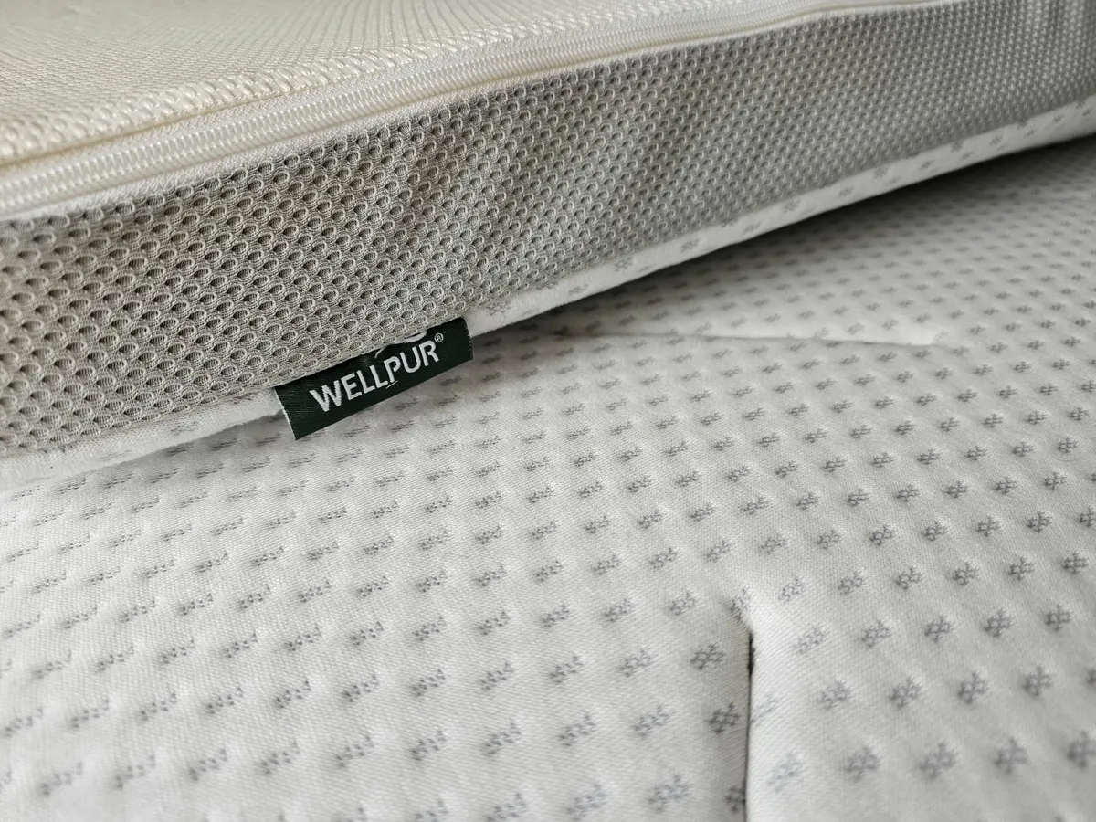 WELLPUR Mattress topper Double 135x190cm foam - Image 4