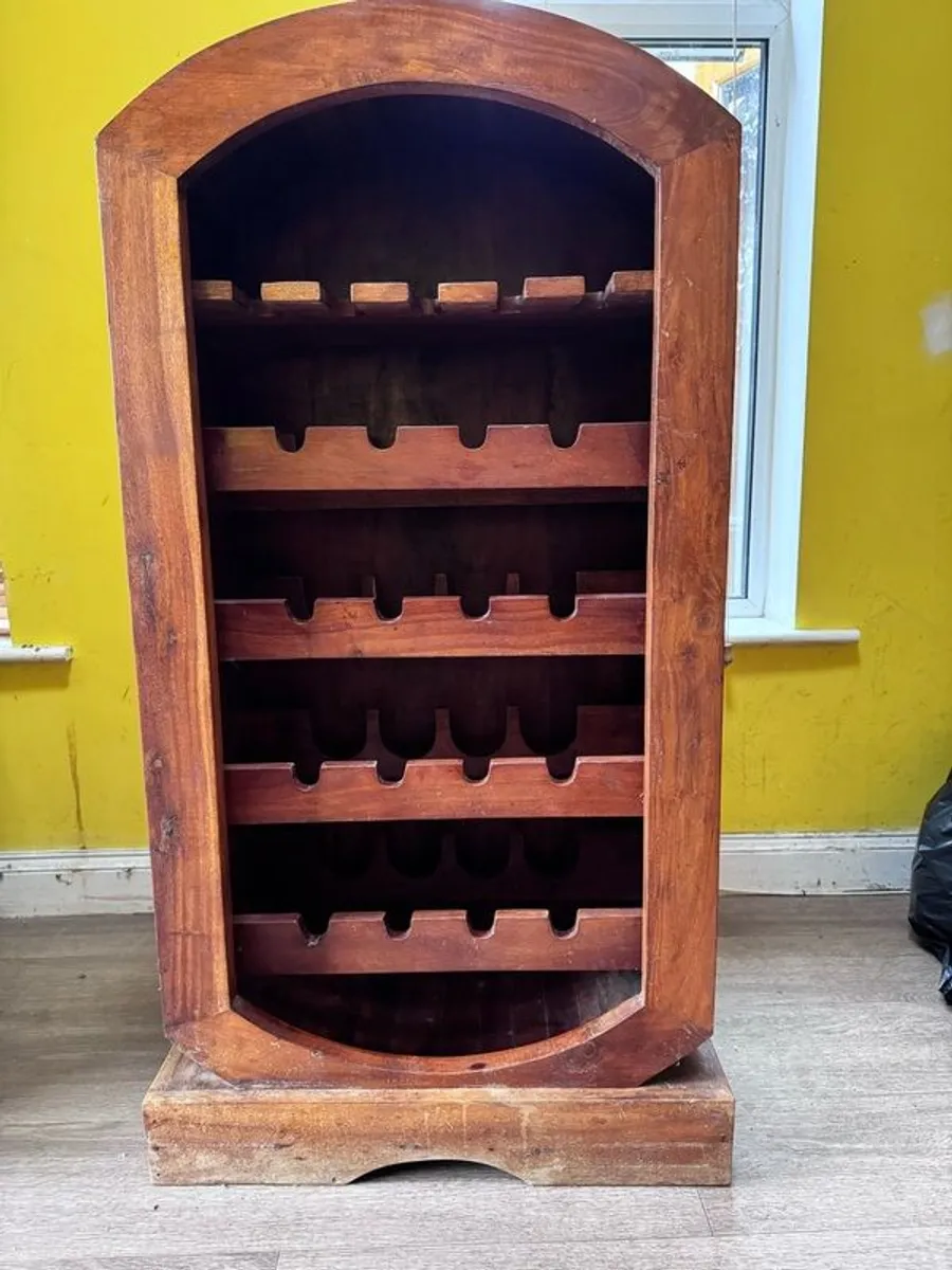 16 Bottle Rustic Wine Rack