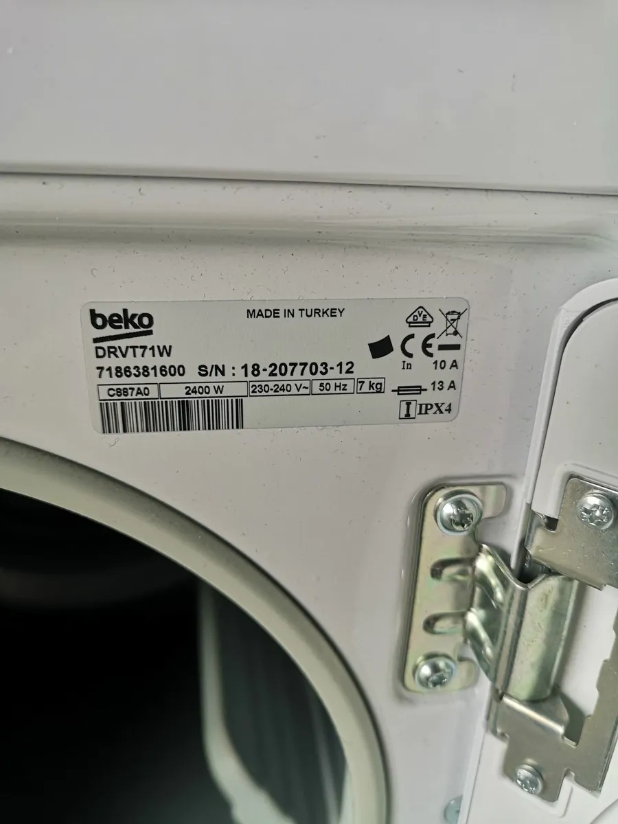 Beko Vented Tumble Dryer 7kg - Image 2