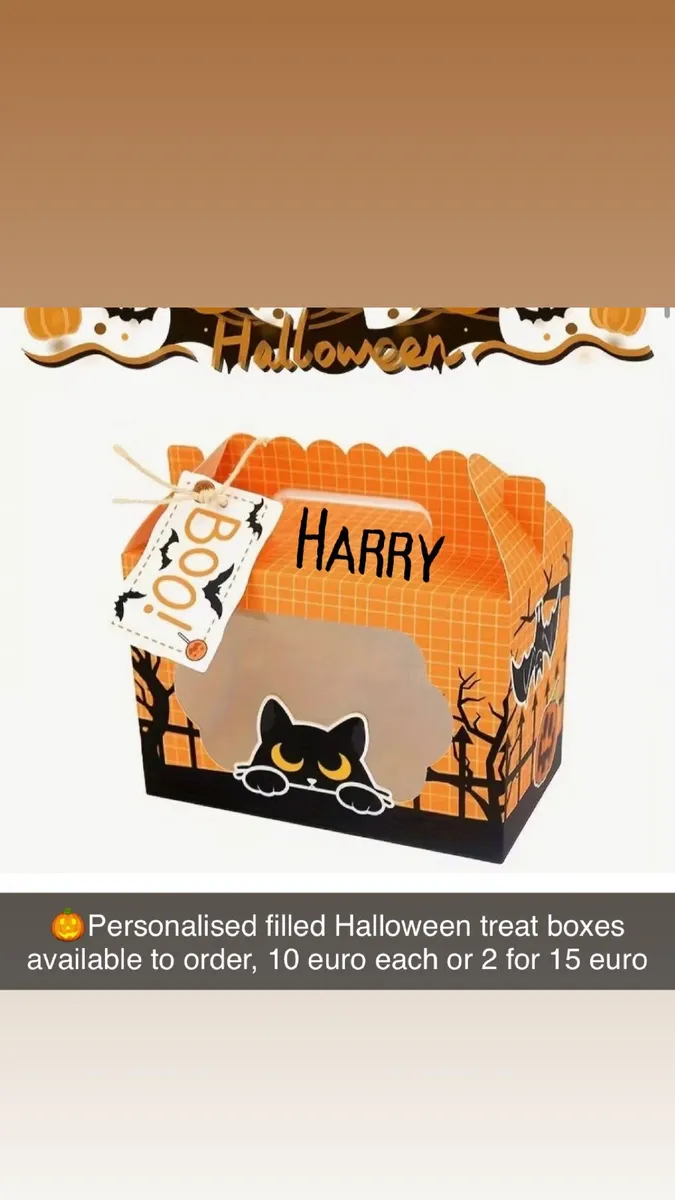 Halloween Treat Bags/Boxes - Image 1