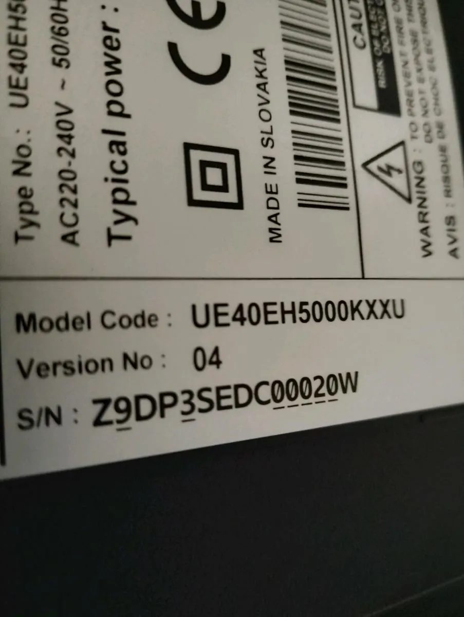 Samsung 40 inch TV (non-Smart) - Image 3