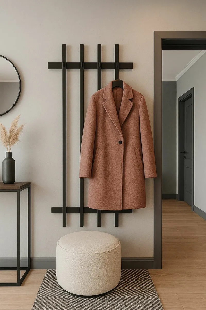 Loft Wall Coat Rack with Slats – 40×100 cm, - Image 4