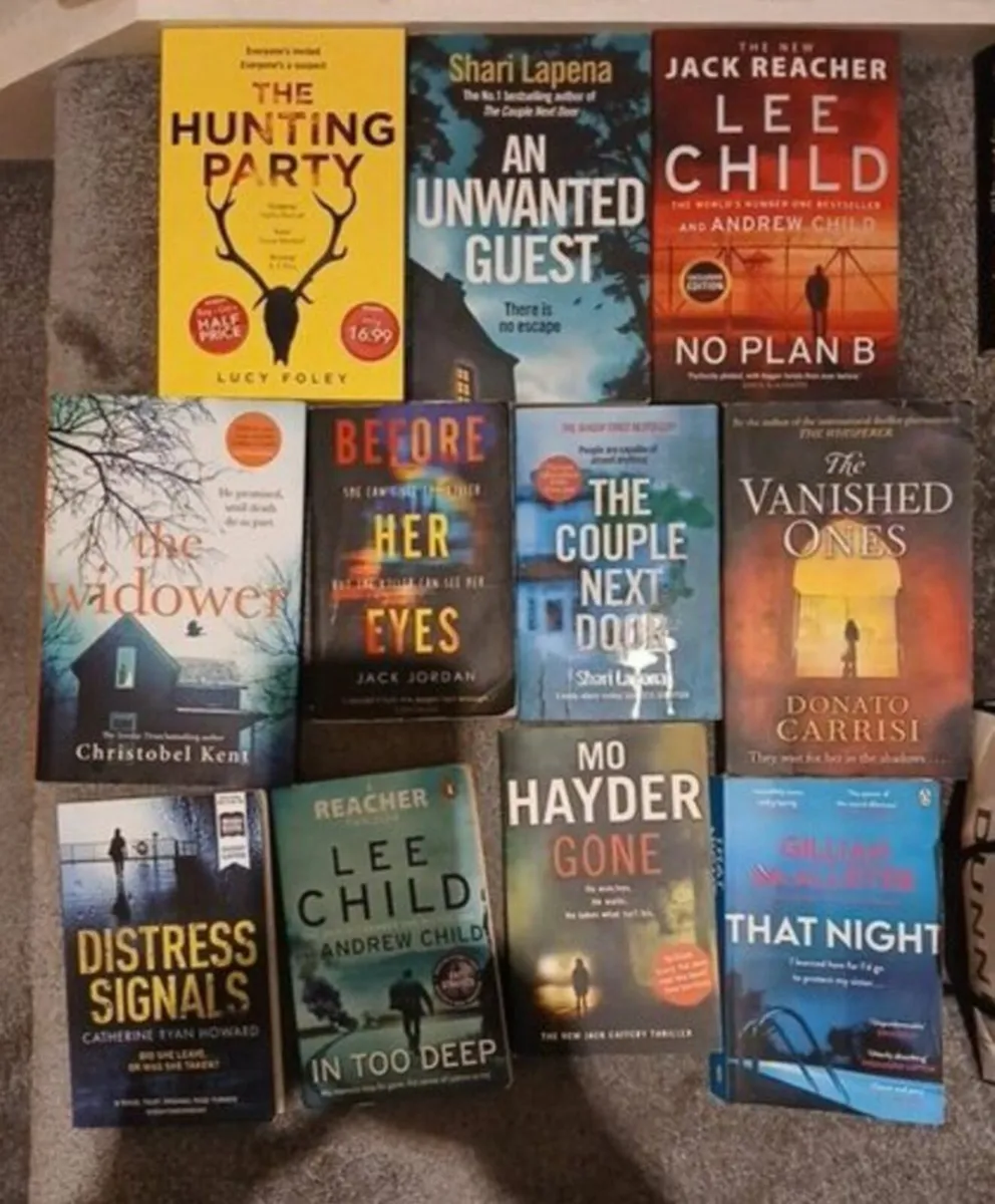 All books €3. Crime, suspense,,  historic fiction. - Image 1