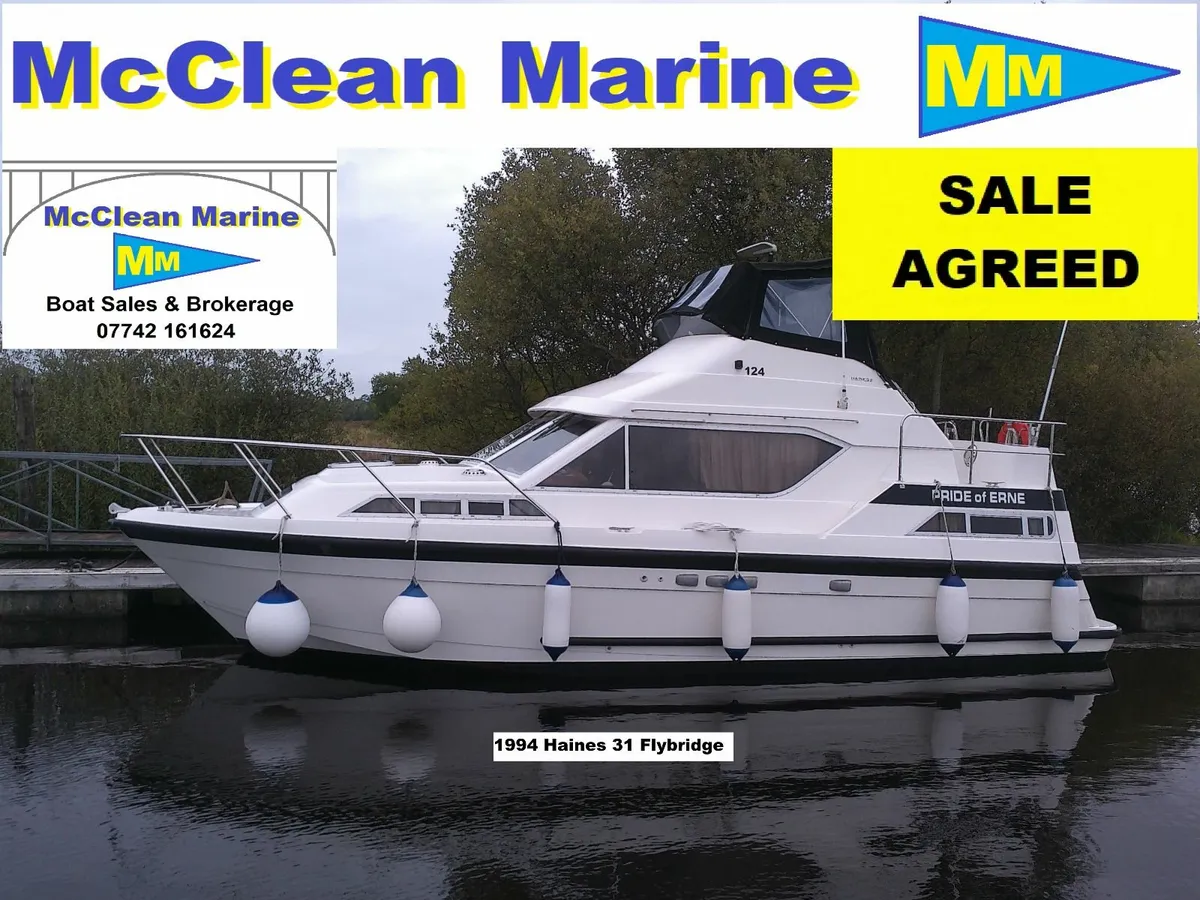 1994 Haines 31 Flybridge. (Sale agreed) - Image 1