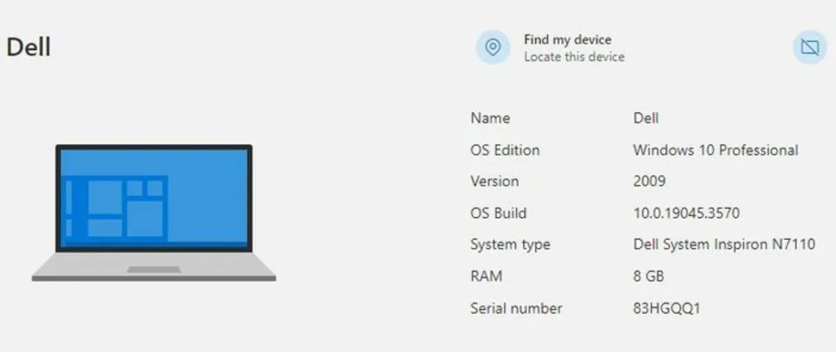 Dell 17.3 Laptop. - Image 3
