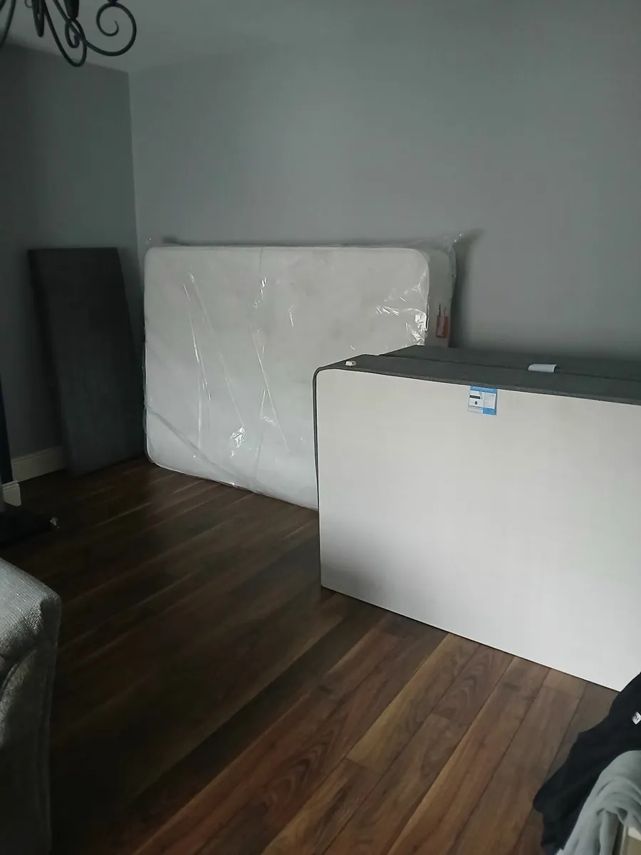 Double bed and mattress - Image 2