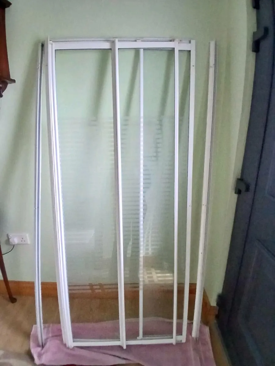 Bathroom shower door