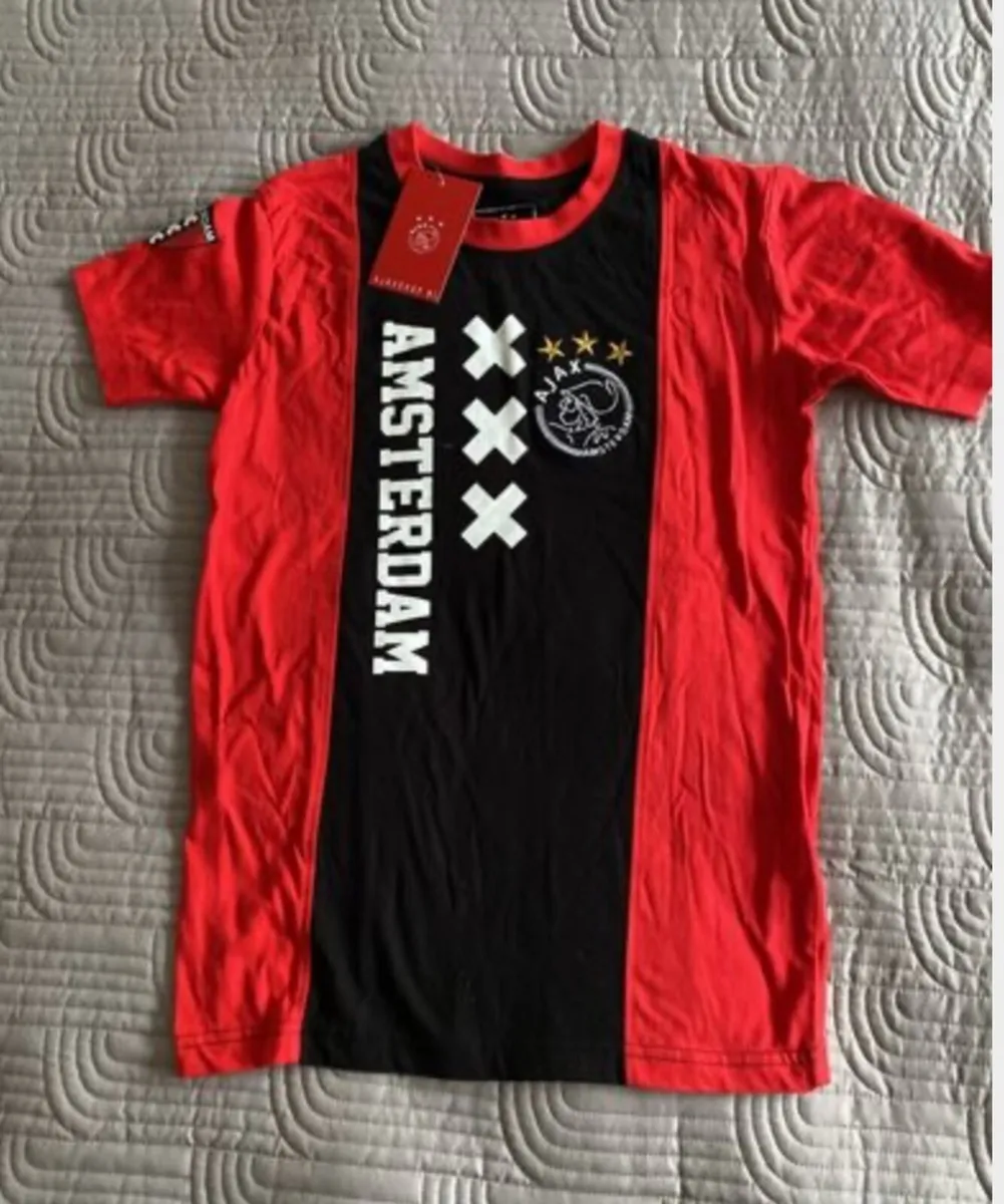 Ajax t-shirt - Red/Black - Age 12-13 - Image 1