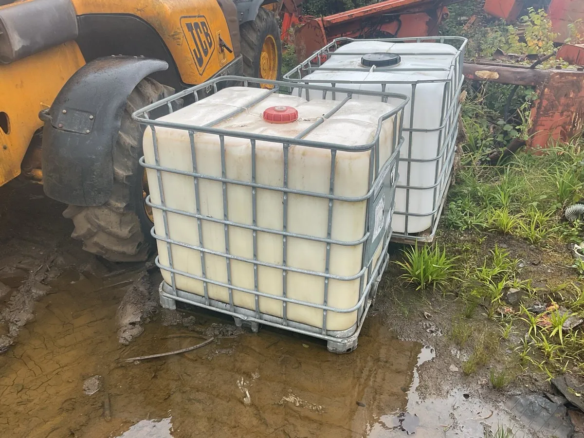 IBC Tank of vehicle washing fluid