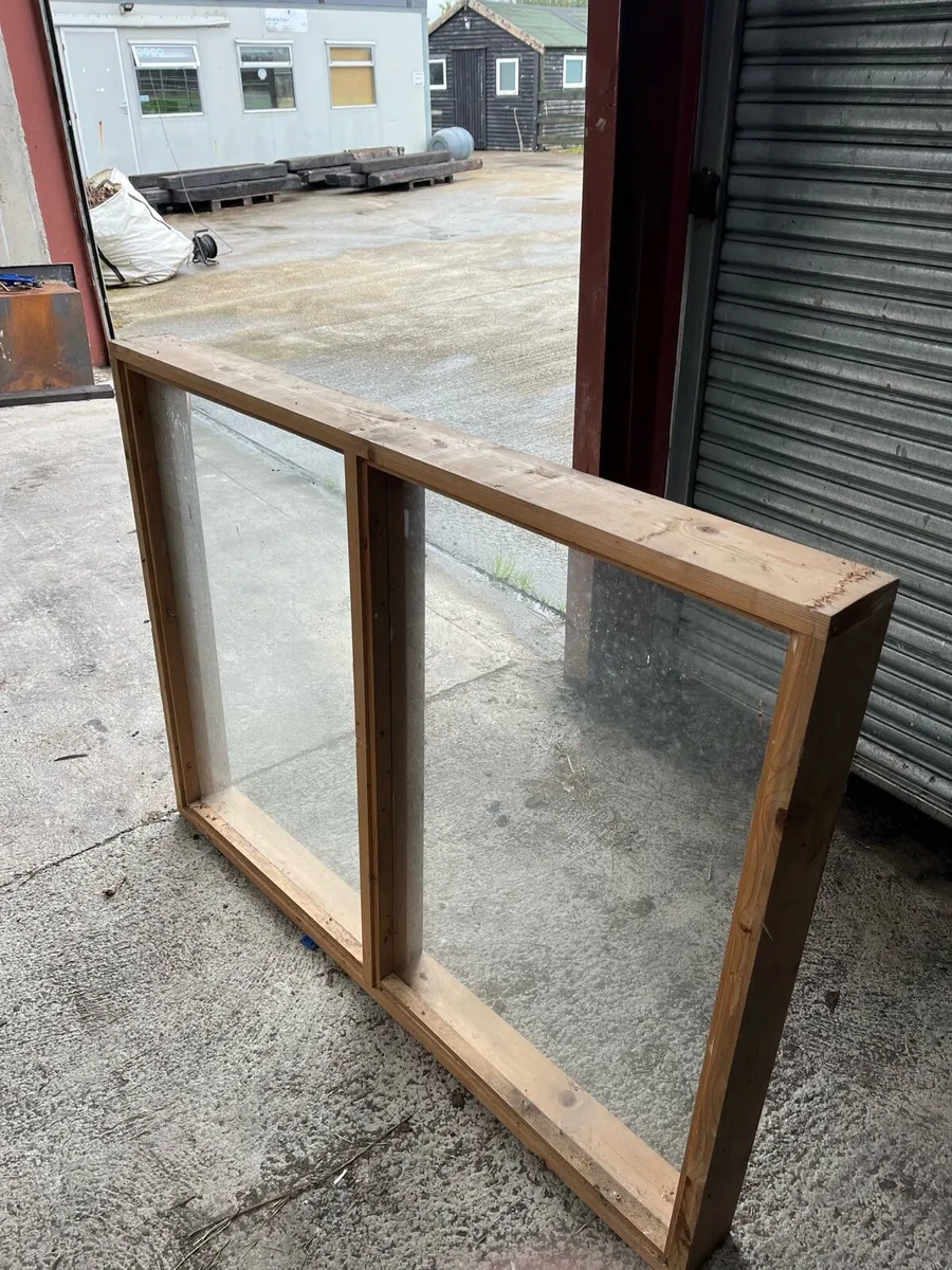 Perspex windows & timber frames - Image 1