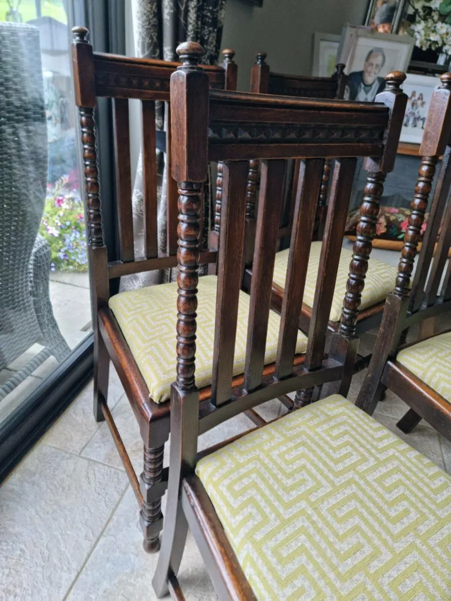 Beautiful Oak Kitchen Chairs x 4...€360 - Image 4