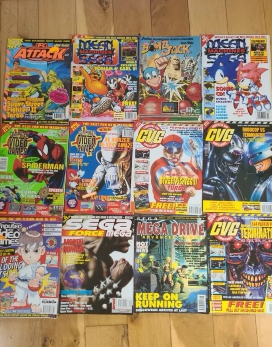 Computer games magazine comics