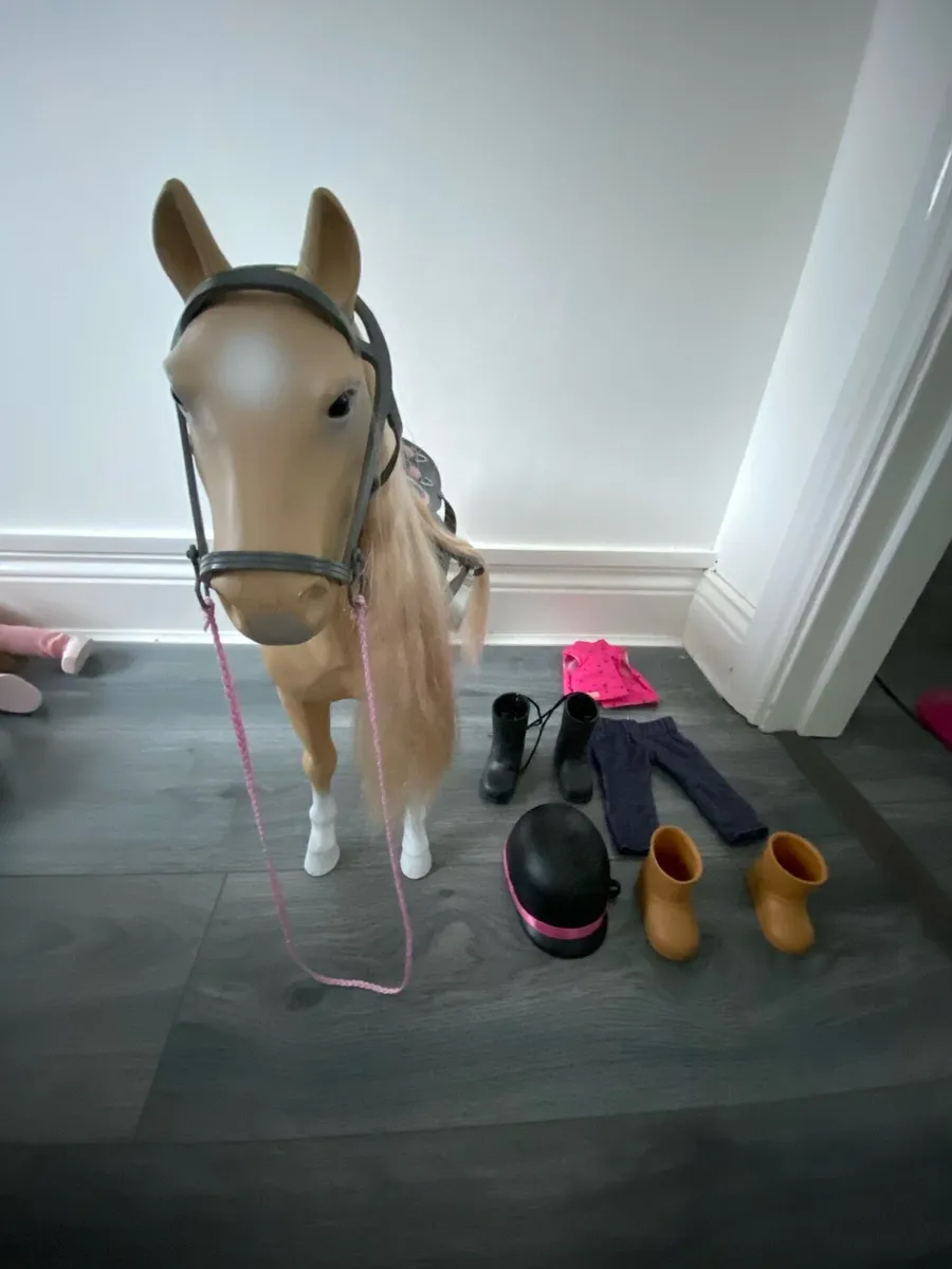 Our generation Horse with Doll - Image 1