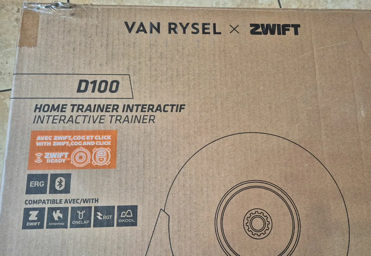 Van Rysel D100 Smart Trainer Zwift Cog and Click - Image 1