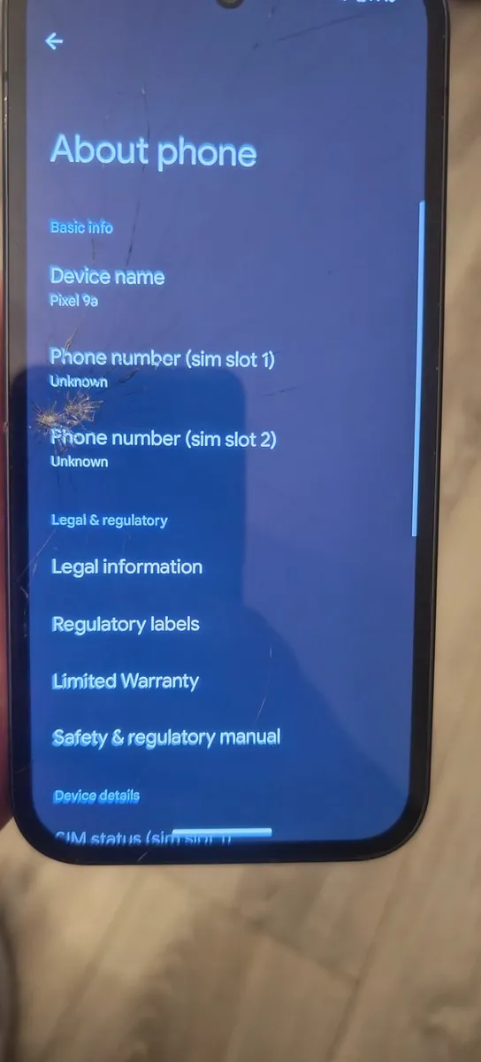 Google pixel 9a  128GB Ram 8GB SIM free Unlocked - Image 2