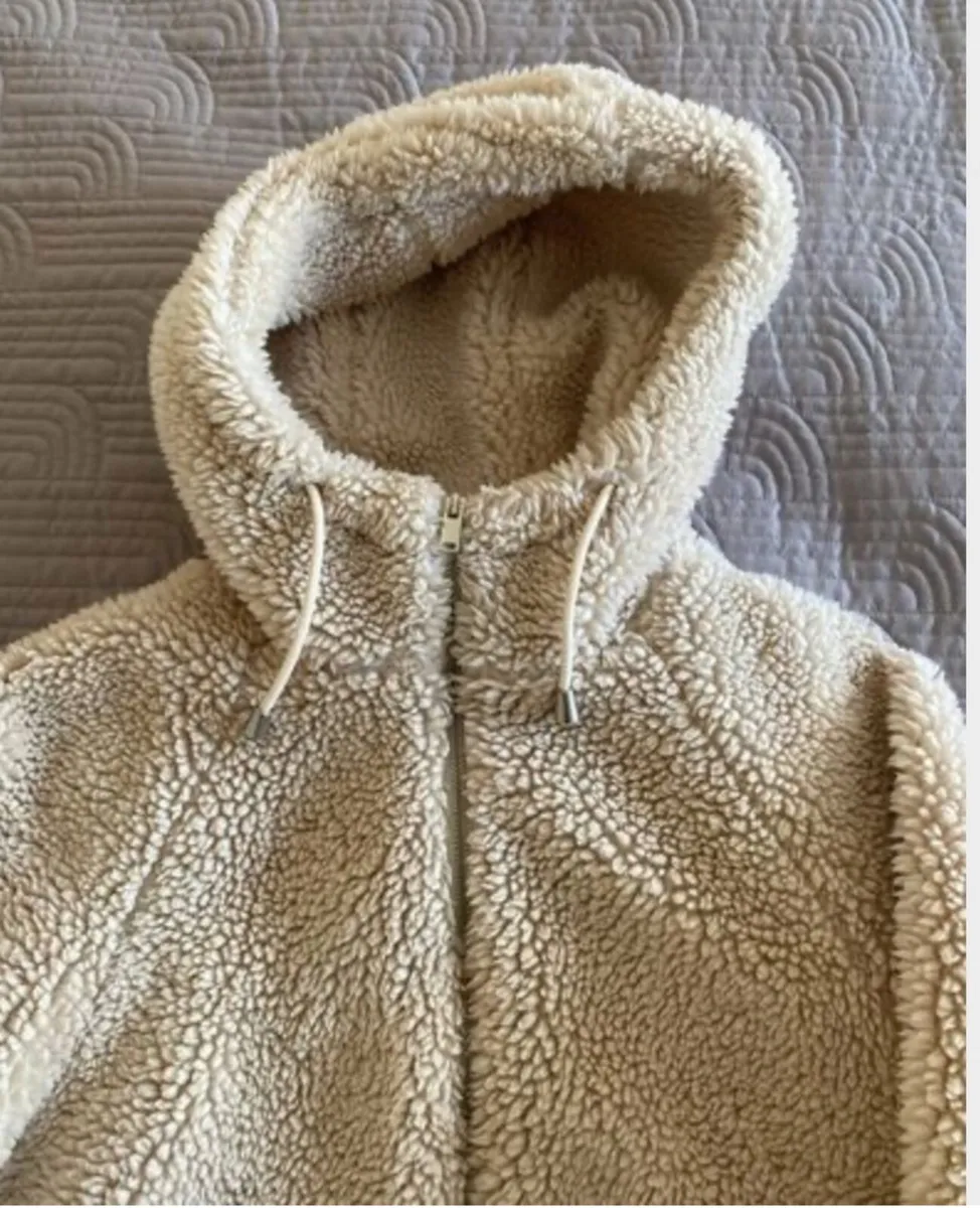Penneys Cream Fleece - Hoodie - Ladies -Size 10/12 - Image 3