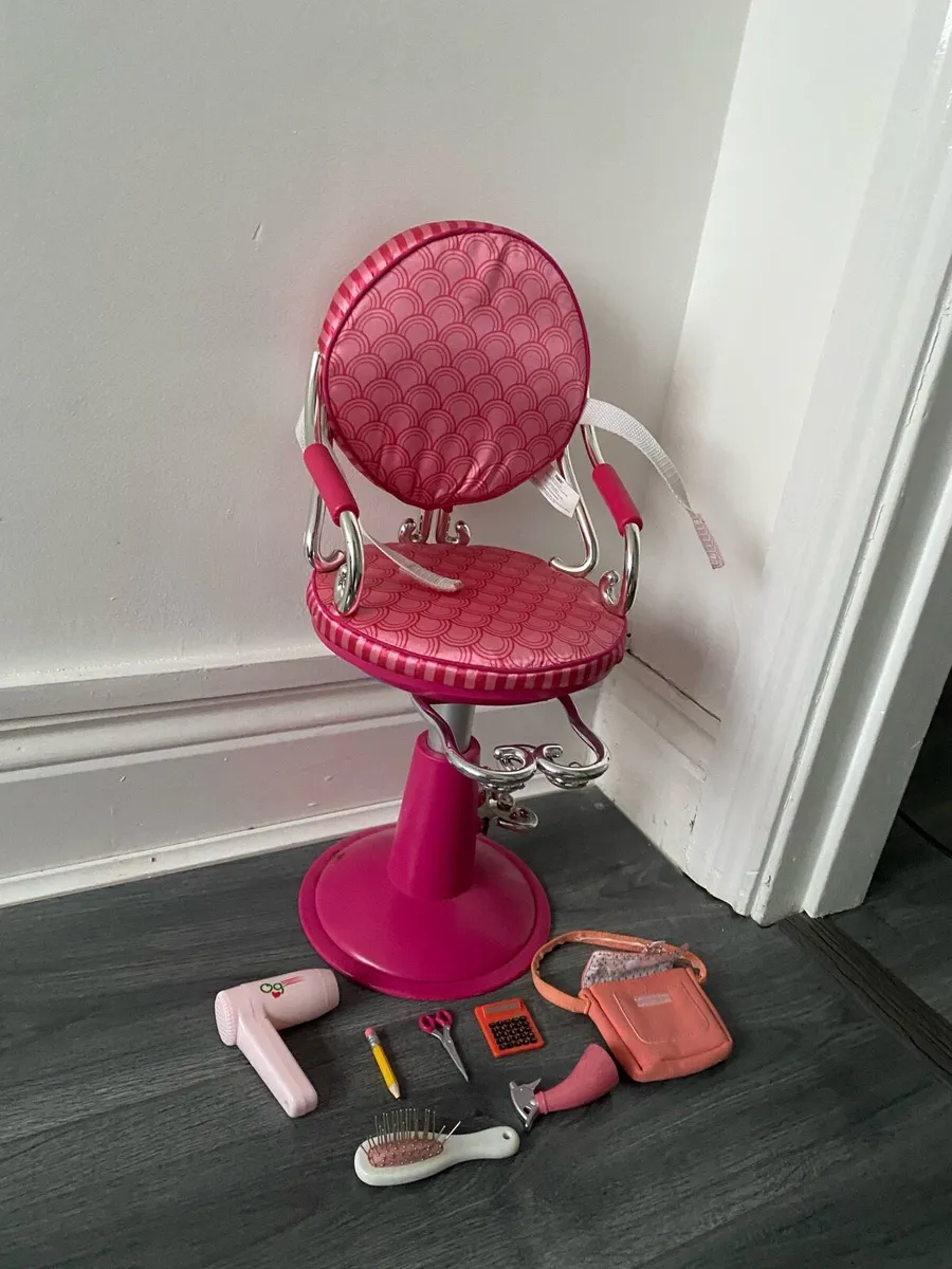 Our generation hair dresser chair and accessories - Image 1